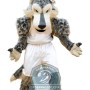 Realistic Deluxe Wolf Mascot Costume