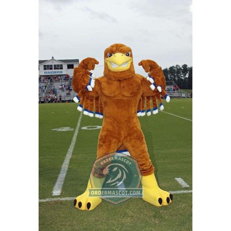 Sport Muscular Eagle Mascot Costume