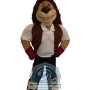 Deluxe Happy Lion Mascot Costume For Adult