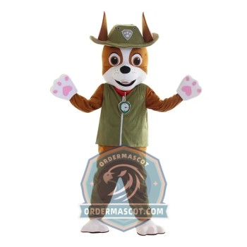 Affordable Paw Patrol Rocky Dog Mascot Costume