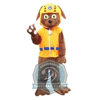 Affordable Paw Patrol Zuma Dog Mascot Costume
