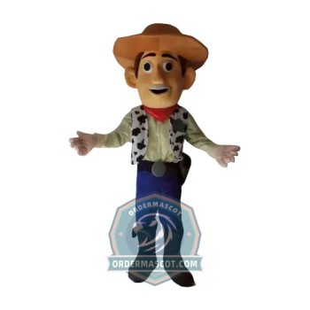 Affordable Cowboy Woody Mascot Costume