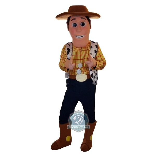 Deluxe Cowboy Woody Mascot Costume
