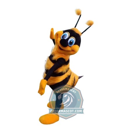 Deluxe Happy Bee Mascot Costume