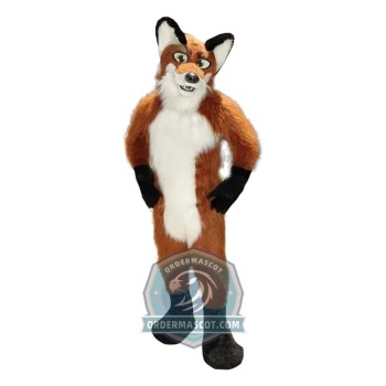 Realistic Deluxe Fox Mascot Costume