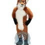 Realistic Deluxe Fox Mascot Costume