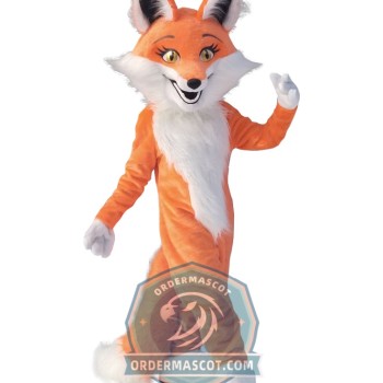 Deluxe Cute Fox Mascot Costume