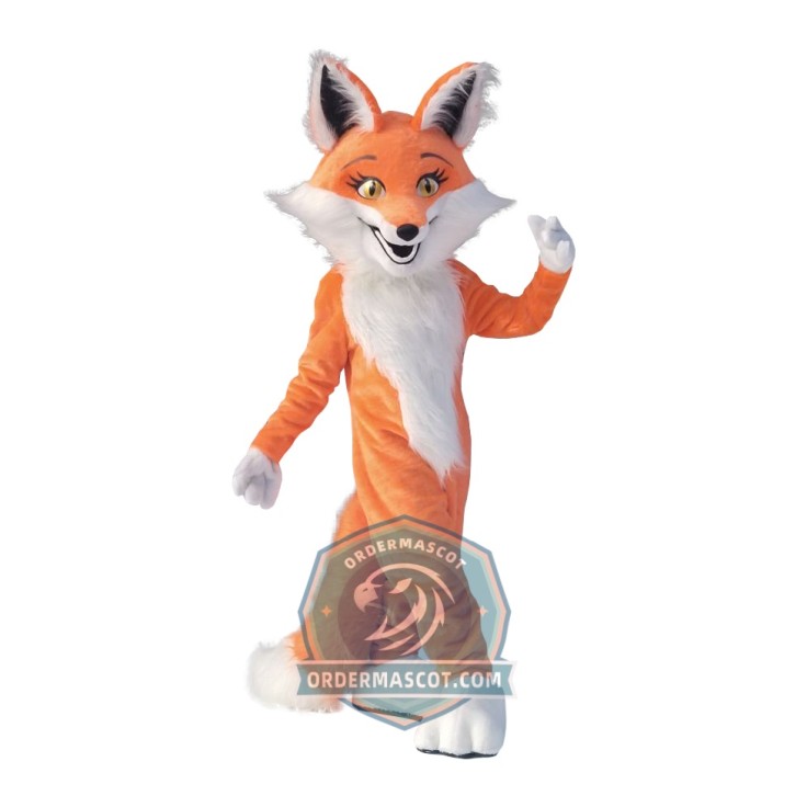 Deluxe Cute Fox Mascot Costume