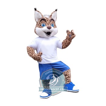 Deluxe Bobcat Mascot Costume