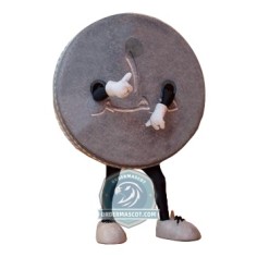 Silver Coin Mascot Costume