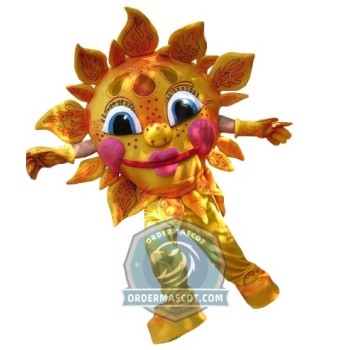 Happy Sunflower Mascot Costume