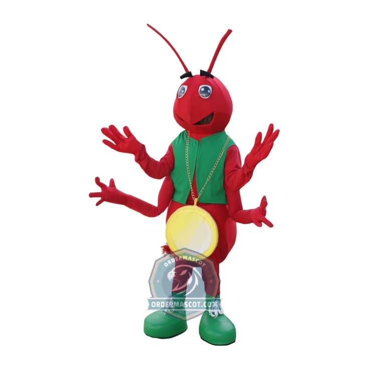 Amazing Fire Ant Mascot Costume
