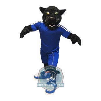 Sport Black Panther Mascot Costume
