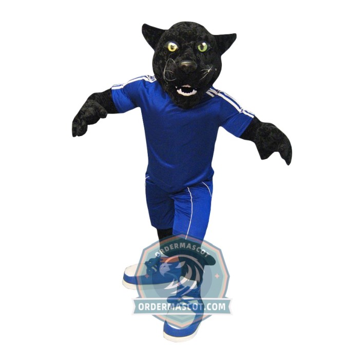 Sport Black Panther Mascot Costume