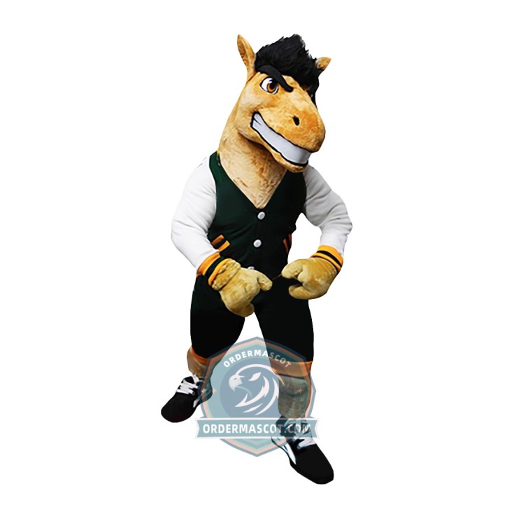 Realistic Sport Horse Mascot Costume