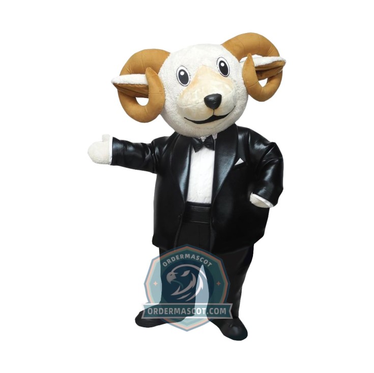 White Sheep Mascot Costume