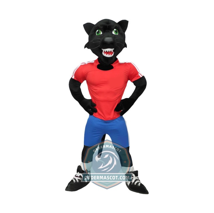 Realistic Sport Panther Mascot Costume