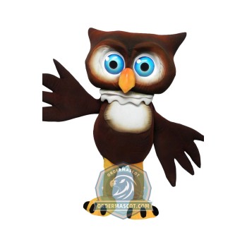Realistic Owl Mascot Costume For Adult