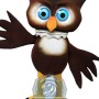 Realistic Owl Mascot Costume For Adult