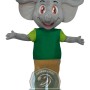 Happy Elephant Mascot Costume