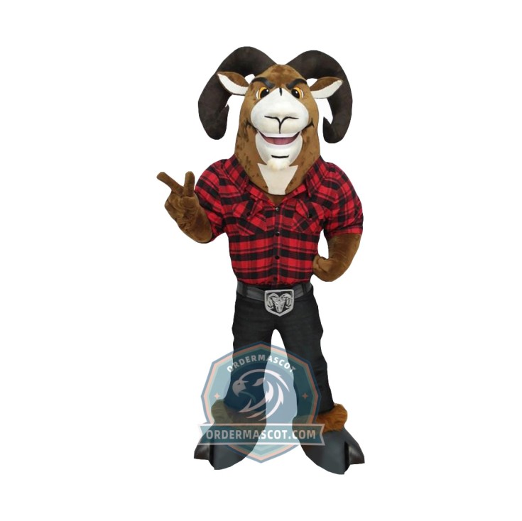 Friendly Ram Mascot Costume