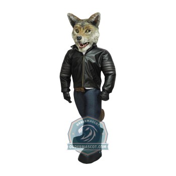 Handsome Wolf Mascot Costume
