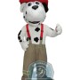 Realistic Lightweight Fire Dog Mascot Costume
