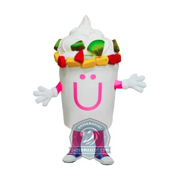 Friendly Lightweight Ice Cream Mascot Costume