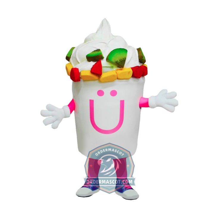 Friendly Lightweight Ice Cream Mascot Costume
