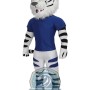 Realistic White Tiger Mascot Costume