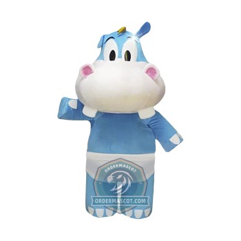 Cute Lightweight Hippo Mascot Costume