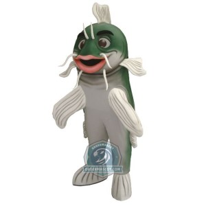 Realistic Catfish Mascot Costume