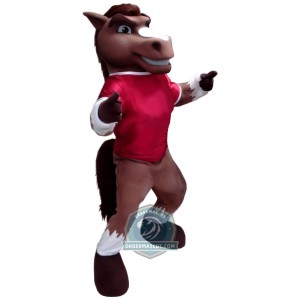 Realistic Power Horse Mascot Costume