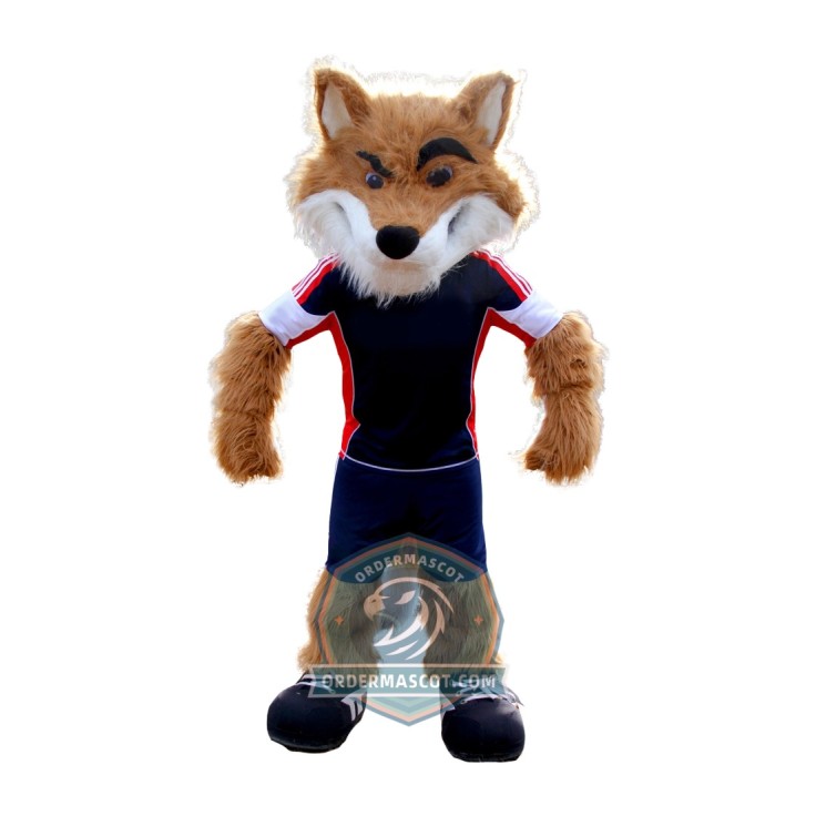 Deluxe Sport Fox Mascot Costume For Adult