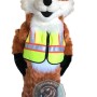 Deluxe Happy Fox Mascot Costume