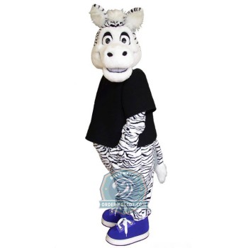Deluxe Zebra Mascot Costume