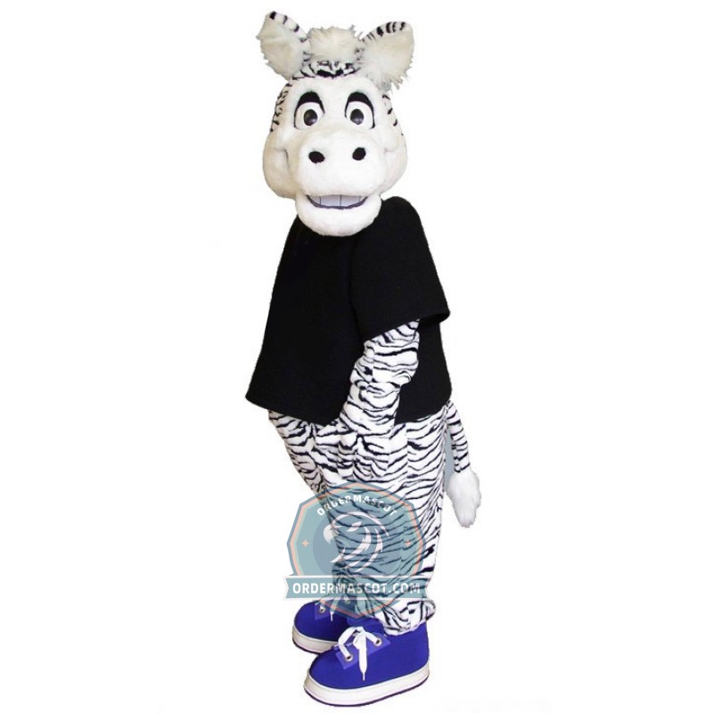 Deluxe Zebra Mascot Costume