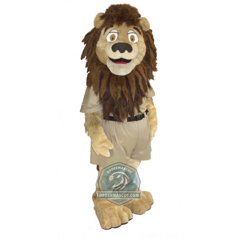 Realistic Friendly Lightweight Lion Mascot Costume