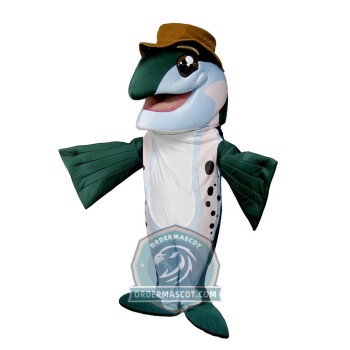 Trout Fish Mascot Costume