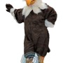 Realistic Furry Eagle Mascot Costume For Adult