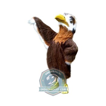 Furry Hawk Mascot Costume