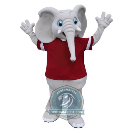 Realistic Elephant Mascot Costume For Adult