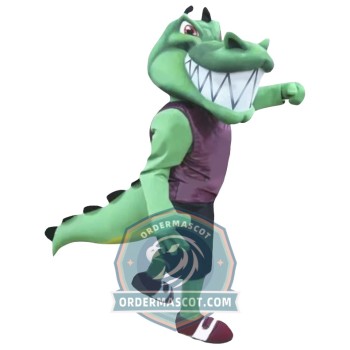 Sport Lightweight Crocodile Mascot Costume For Adult