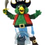 Realistic Pirate Parrot Mascot Costume